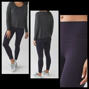 NEW Lululemon High Times Black Grape leggings